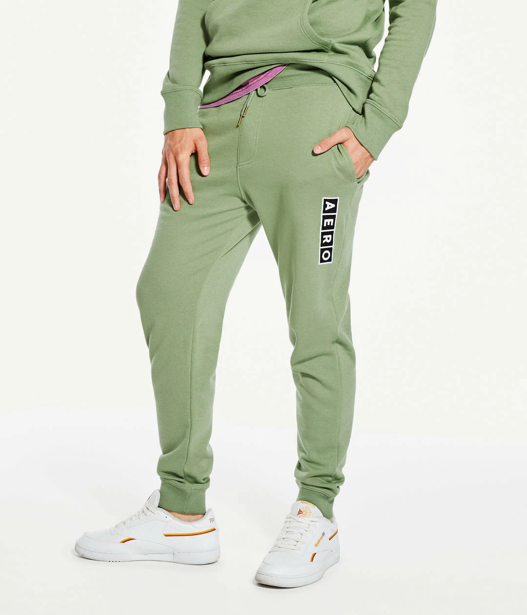 Aeropostale Men's Block Box Logo Heritage Jogger Sweatpants - Image 7