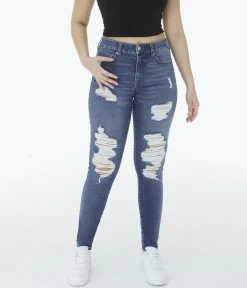 Aeropostale Womens Premium Air Sculpt High-Rise Curvy Jegging