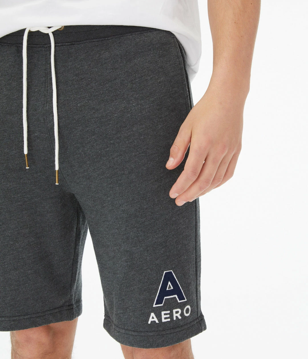 Aeropostale Mens Logo Fleece Shorts - Image 2