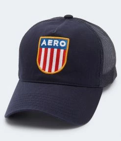 Aeropostale Men's Usa Adjustable Trucker Hat***