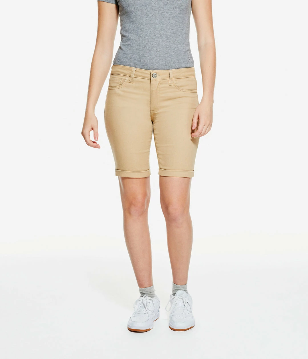 Aeropostale Womens Five-Pocket Uniform Bermuda Shorts - Image 5