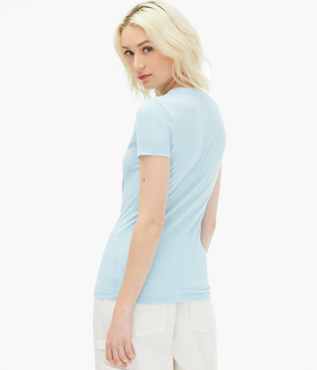 Aeropostale Women's Choose Peace Butterfly Graphic Tee - Image 3