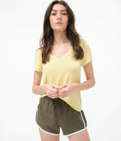 Aeropostale Women's Seriously Soft V-Neck Tee