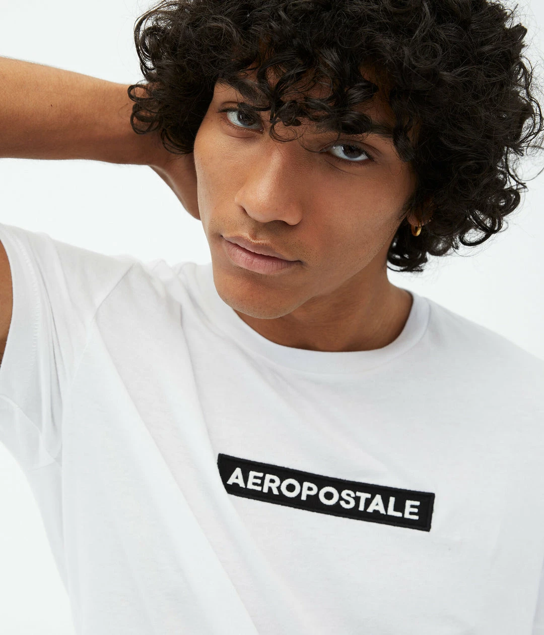 Aeropostale Men's Box Logo Appliquac Graphic Tee - Image 3