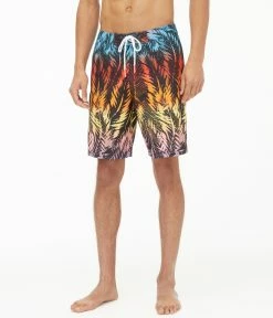 Aeropostale Men's Ombrac Leaf Board Shorts