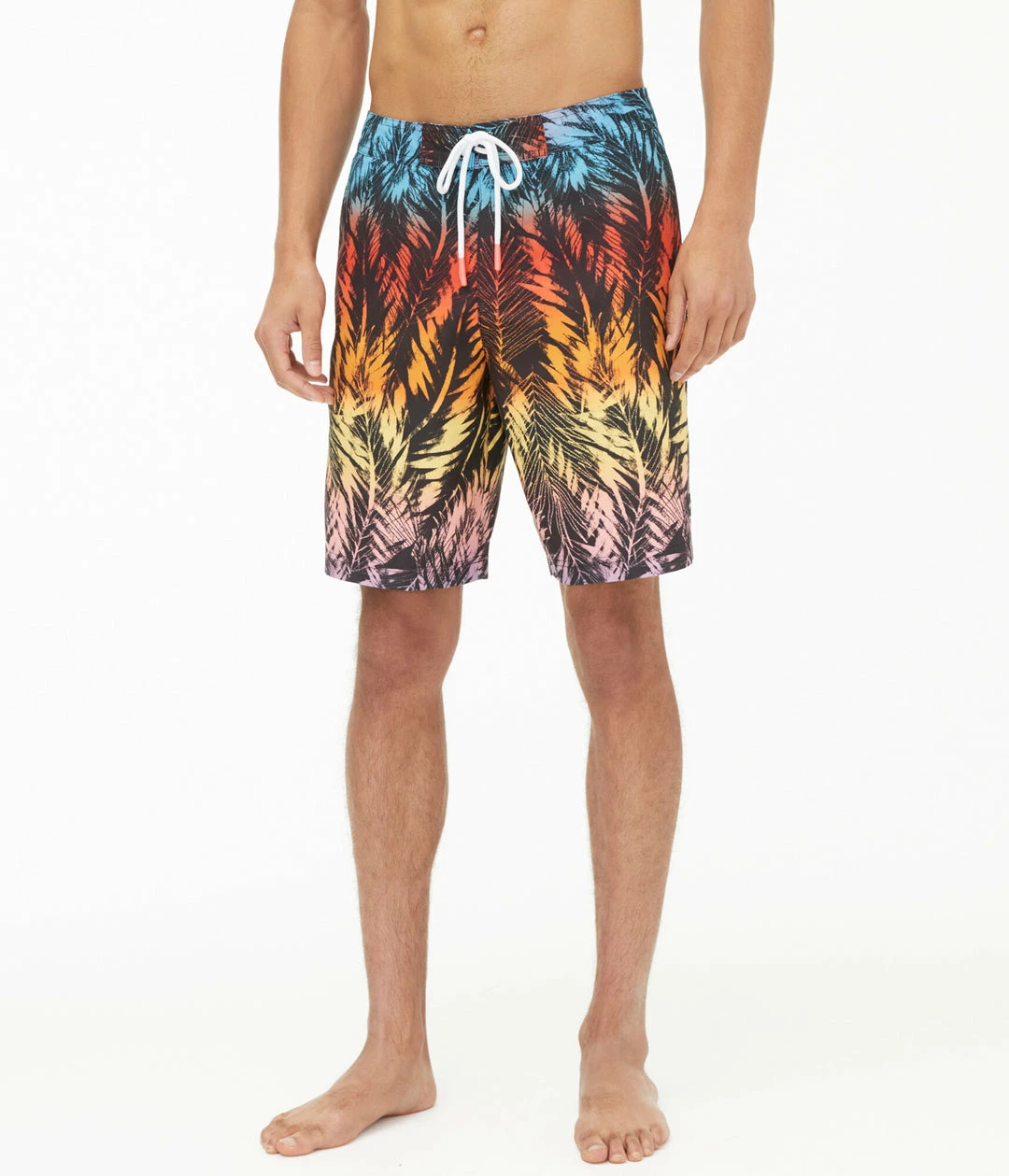 Aeropostale Men's Ombrac Leaf Board Shorts