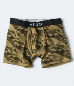Aeropostale Men's Camo Knit Boxer Briefs