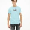 Aeropostale Men's Script Box Logo Graphic Tee