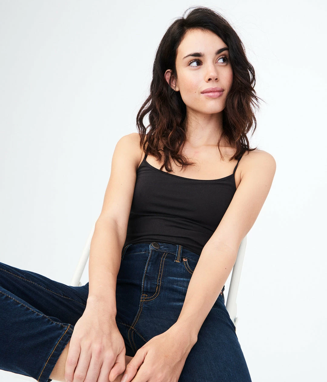 Aeropostale Women's Solid Shelf Bra Cami