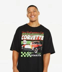 Aeropostale Men's True Performance Corvette Graphic Tee
