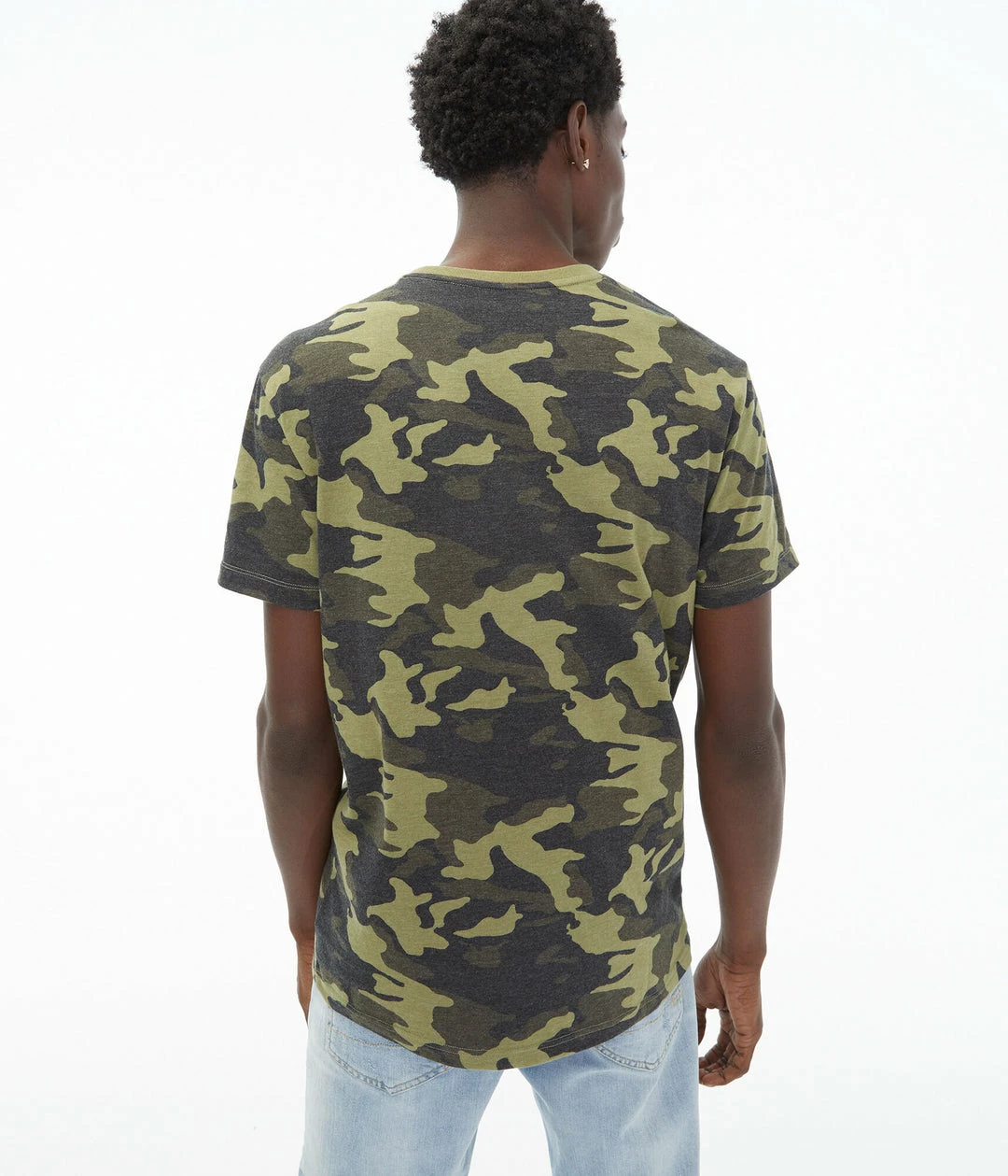 Aeropostale Men's Camo Print Graphic Tee - Image 4