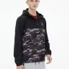 Aeropostale Men's Camo Colorblocked Anorak Jacket