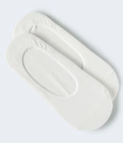 Aeropostale Women's Solid No-Show Sock 2-Pack