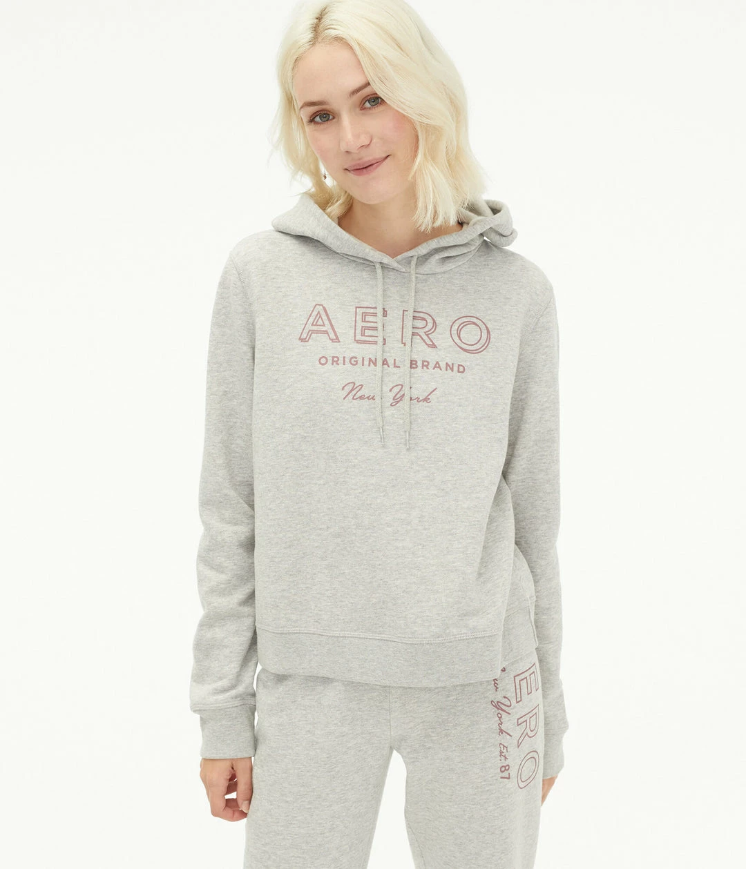 Aeropostale Women's Original Brand Foil Pullover Hoodie - Image 9