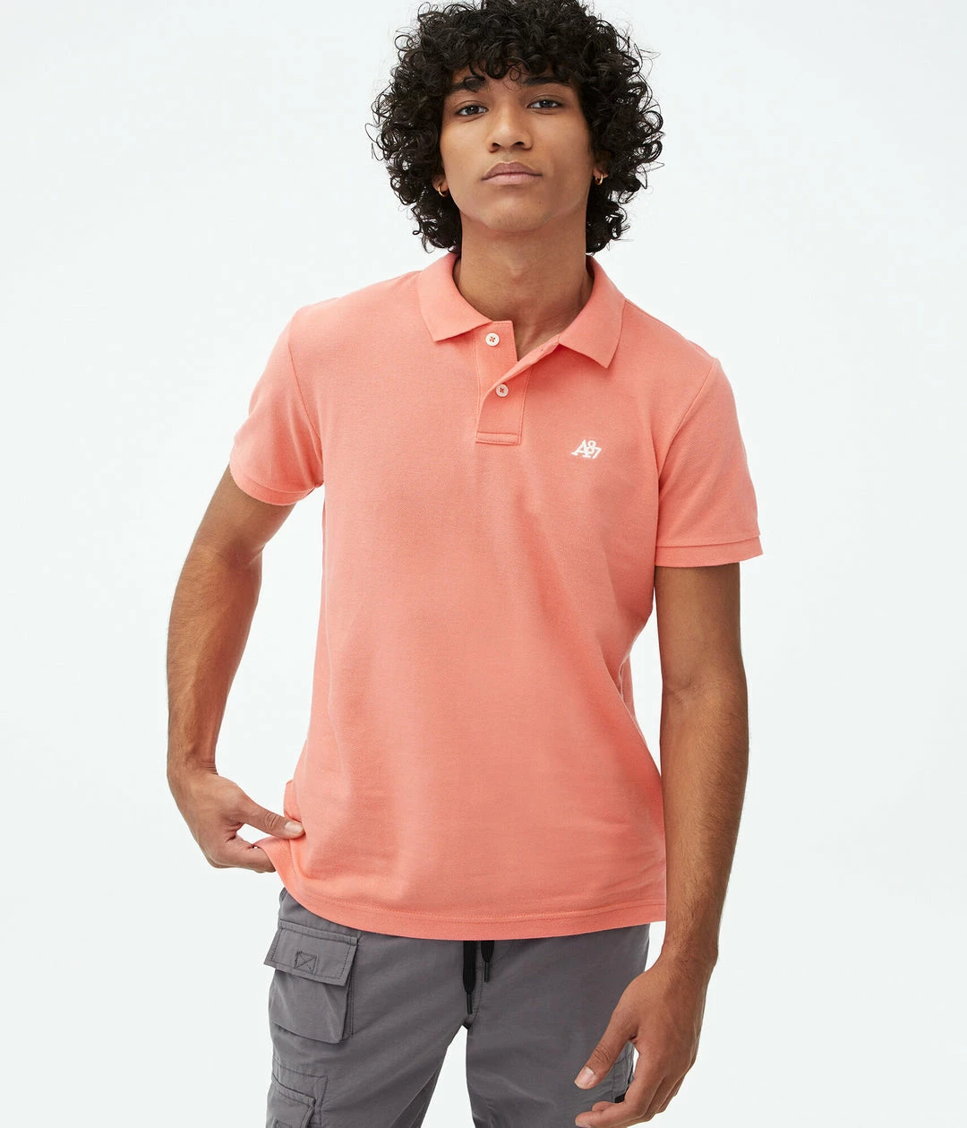 Aeropostale Men's A87 Logo Piquac Polo - Image 5