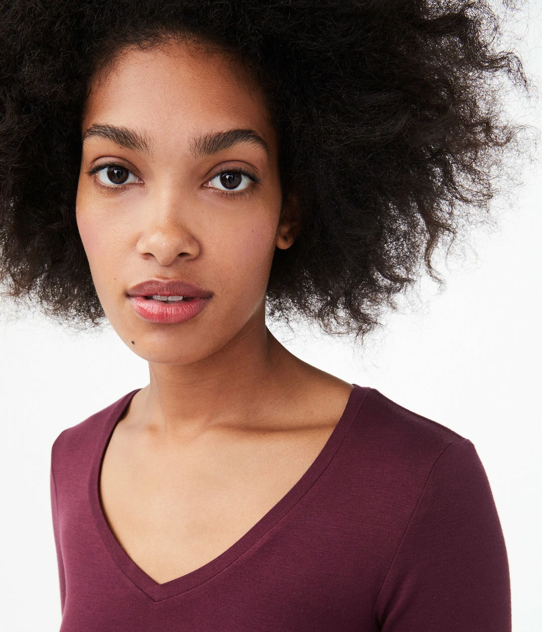 Aeropostale Women's Long Sleeve Seriously Soft V-Neck Tee - Image 3