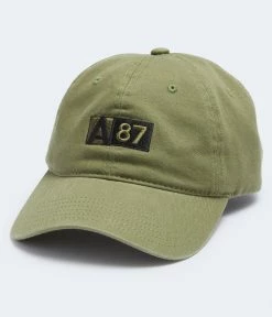 Aeropostale Men's A87 Box Logo Dad Hat