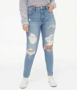 Aeropostale Women's Premium High-Rise Curvy Jegging With Lycraar Freef!Tar