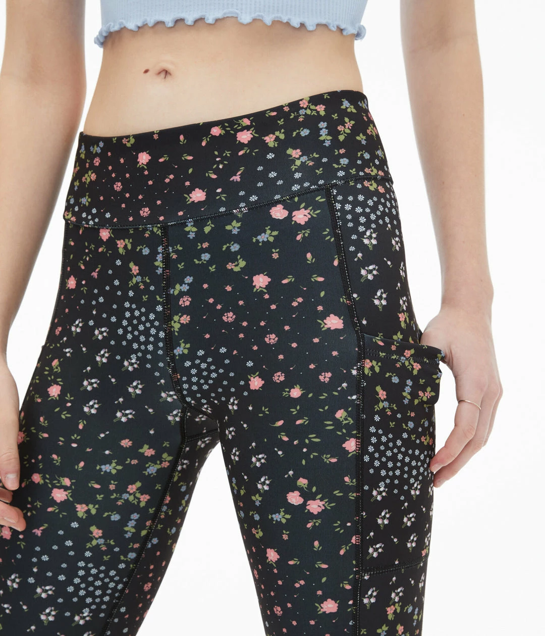 Aeropostale Women's Floral Flex High-Rise Pocket Leggings - Image 2