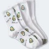 Aeropostale Women's Avocado Crew Sock 2-Pack