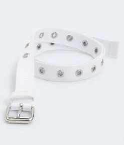 Aeropostale Women's Woven Grommet Belt