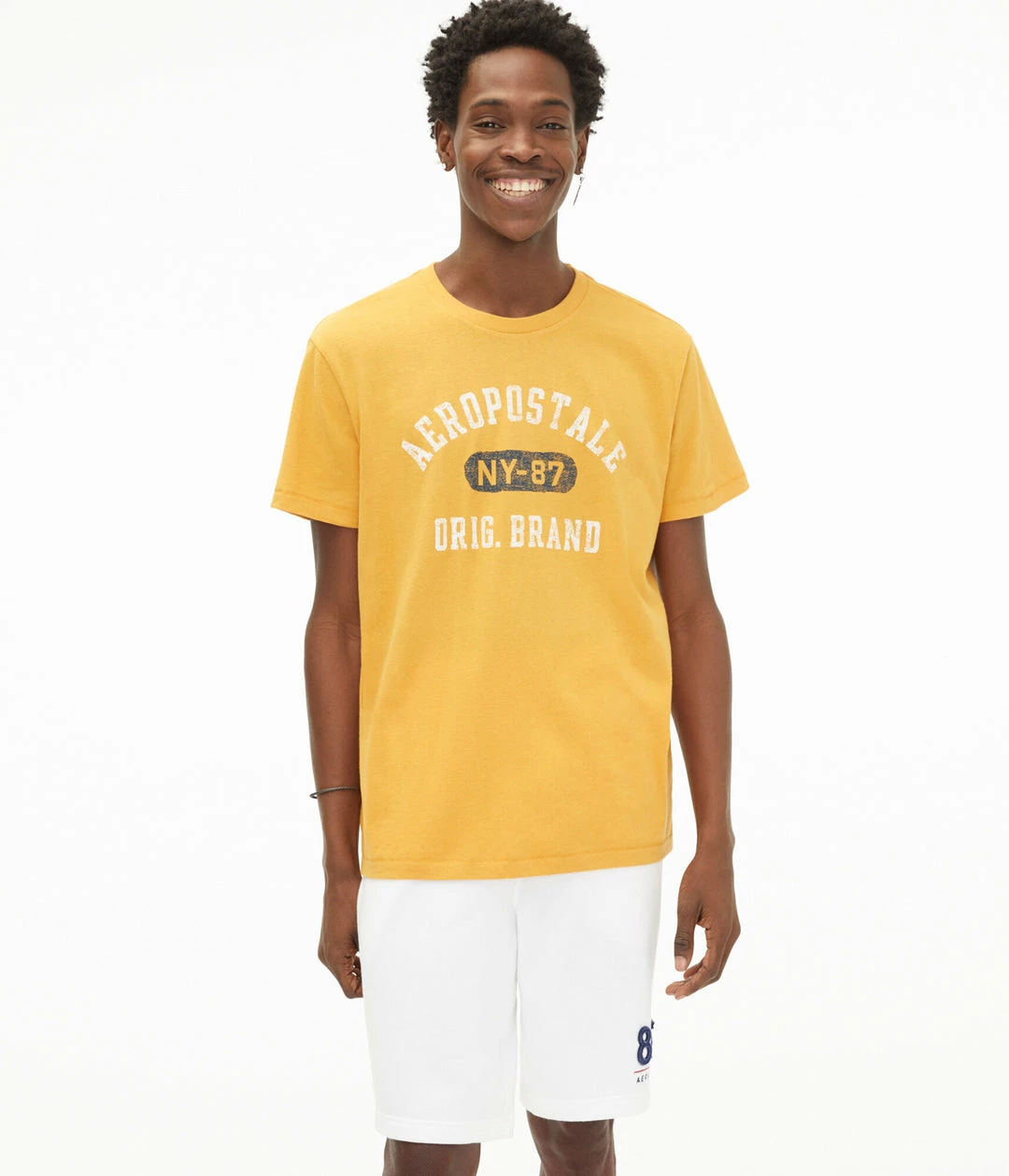 Aeropostale Men's Ny-87 Logo Graphic Tee - Image 4
