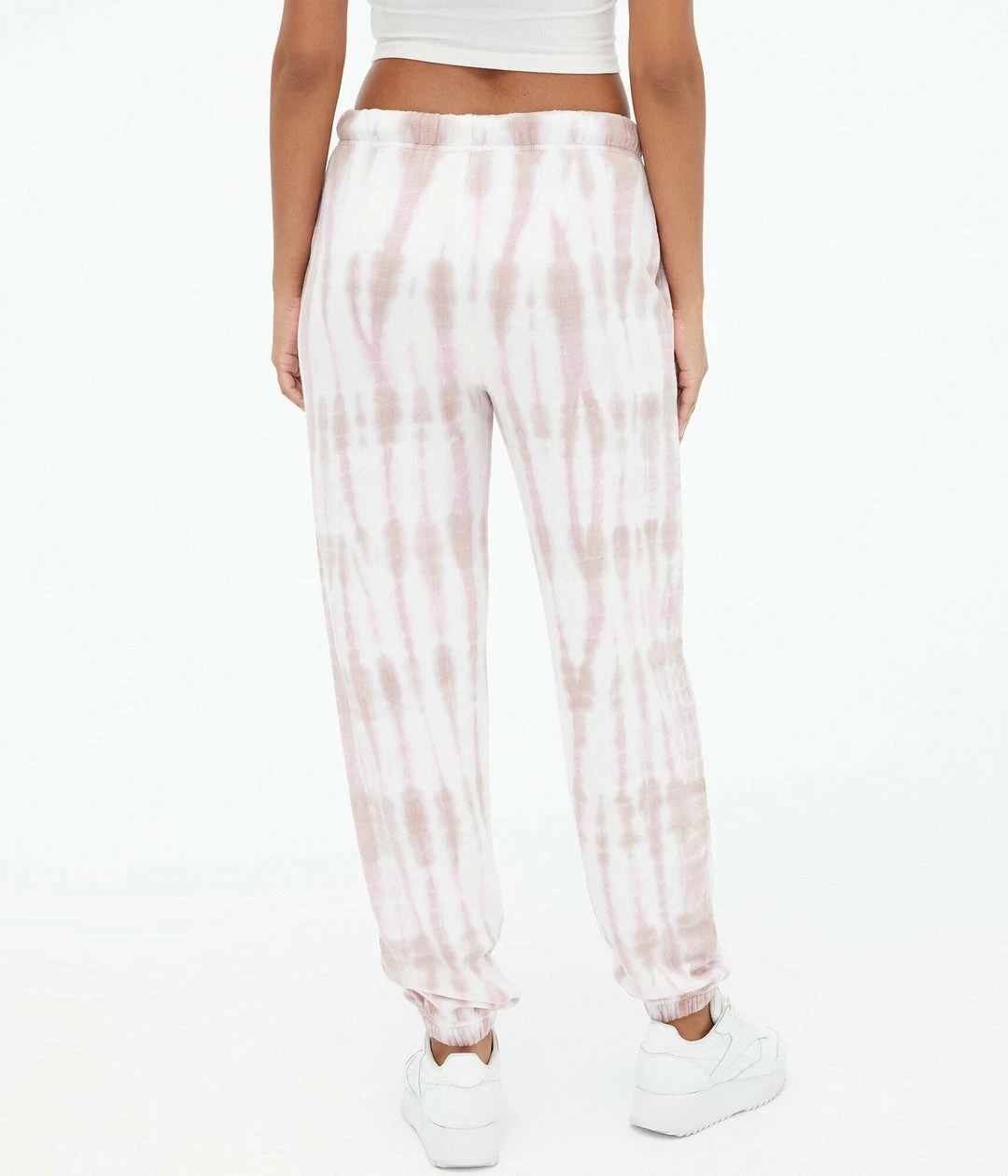 Aeropostale Women's Tie-Dye Slouchy High-Rise Cinched Sweatpants - Image 4