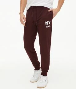 Aeropostale Men's Ny Heritage Jogger Sweatpants