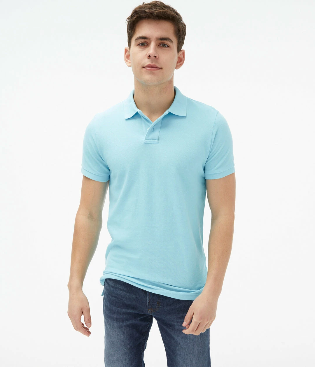 Aeropostale Mens Solid Uniform Pique Polo - Image 11