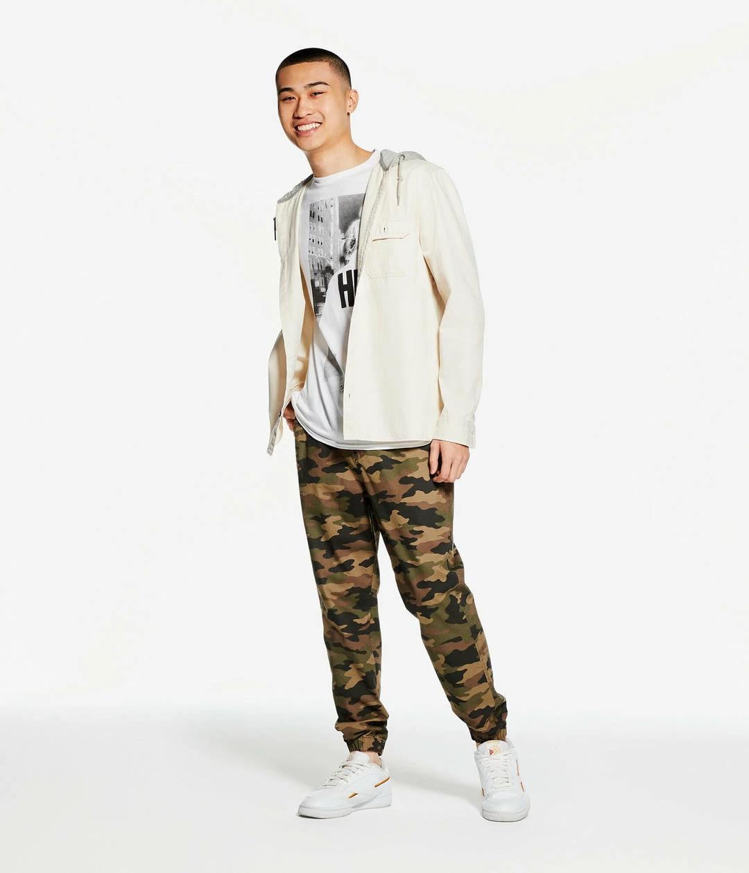 Aeropostale Men's Camo Stretch Twill Joggers - Image 2