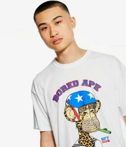 Aeropostale Men's Bored Ape Nft Graphic Tee