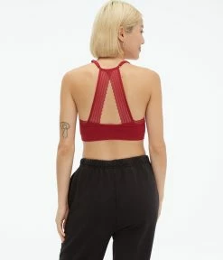 Aeropostale Women's Seamless Lace-Back Bralette