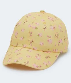 Aeropostale Women's Flower Field Adjustable Hat
