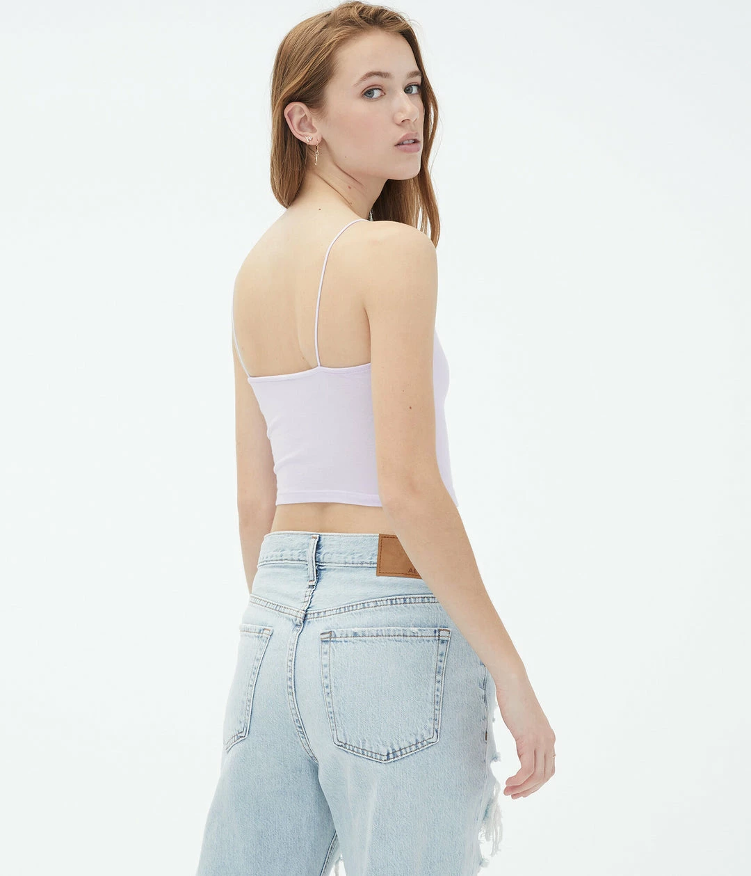 Aeropostale Women's Seriously Soft Cropped Bungee Cami - Image 4