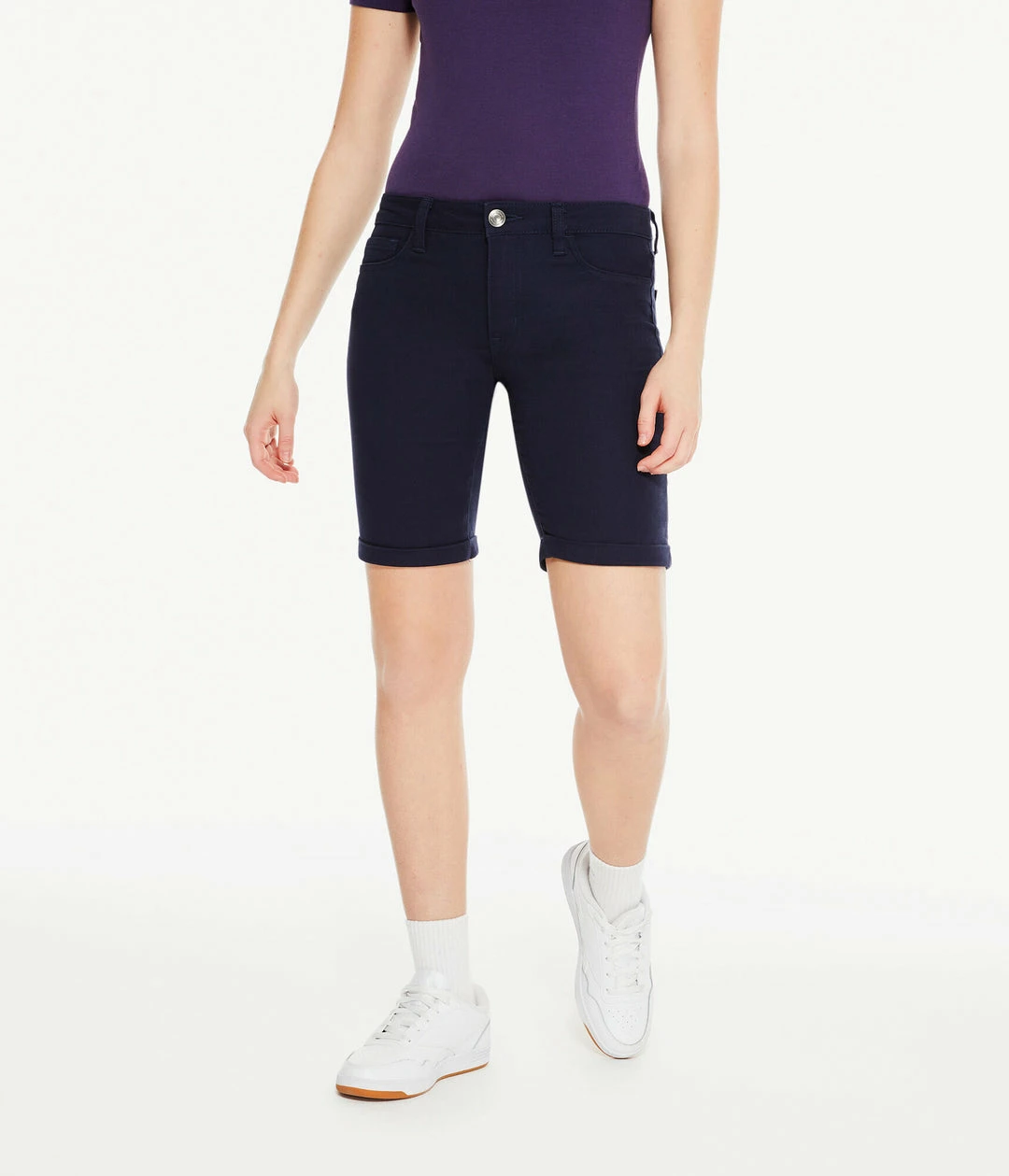 Aeropostale Womens Five-Pocket Uniform Bermuda Shorts - Image 6